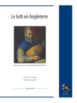 Le Luth En Angleterre for solo guitar