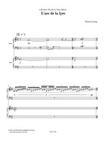 Lemay | L'arc de la lyre for harp and piano