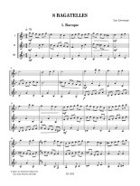 Levesque | 8 Bagatelles for 3 guitars