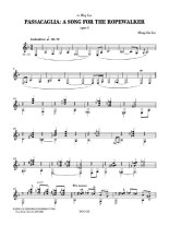 Liu | Passacaglia: A Song for the Ropewalker for solo guitar