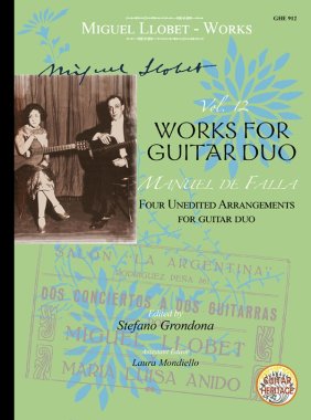 Llobet | Vol. 12 Works for Guitar Duo, Manuel de Falla, Four arrangements
