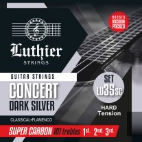 Luthier CDS35 MHT Guitar Strings with Super Carbon trebles, Full Set