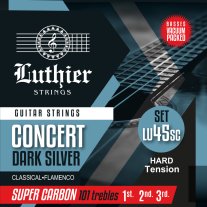 Luthier CDS45 HT Guitar Strings with Super Carbon 101 trebles Full Set