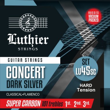 Luthier CDS45 HT Guitar Strings with Super Carbon 101 trebles Full Set