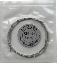 Luthier Concert Dark Silver Set 35 6th string (E), medium-high tension