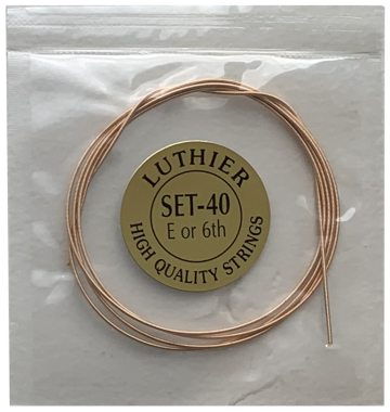 Luthier Concert Gold Set 40 - 6th string (E), medium-high tension