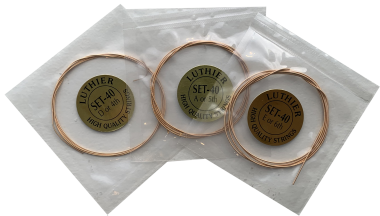 Luthier Concert Gold Set 40 MHT Classical Guitar Strings, Bass Set