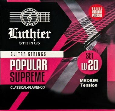 Luthier Popular Supreme Set 20 MT Classical Guitar Strings, Full Set