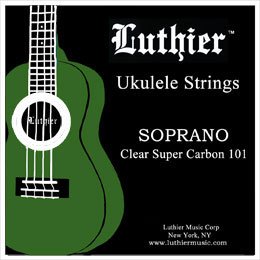 Luthier Soprano Ukulele Strings Clear Super Carbon 101