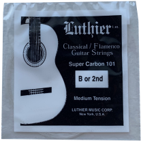 Luthier Super Carbon 101 2nd string b2 Medium Tension, single