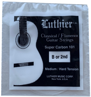 Luthier Super Carbon 101 2nd string b2 Medium/High Tension, single