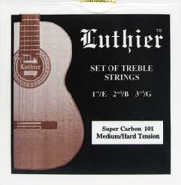 Luthier Super Carbon 101 MT Classical Guitar Strings, Treble Set