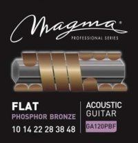 Magma GA120PBF Flat Phosphor Bronze Acoustic Strings, Light 10-48