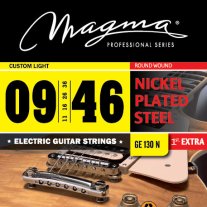 Magma GE130N Nickel Plated Steel Electric Guitar Strings, Cust Light 9-46