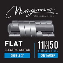 Magma GE160SF Stainless Steel Flatwound Electric Strings, 11-50