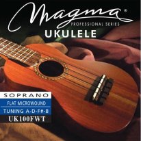 Magma UK100FWT Flat Microwound Tuning A-D-F#-B, Soprano