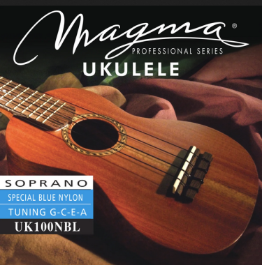 Magma UK100NBL Special Blue Nylon Ukulele Strings, Soprano