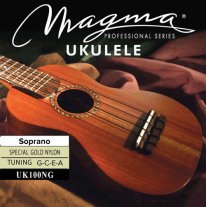 Magma UK100NG Special Gold Nylon Ukulele Strings, Soprano