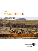 Marchelie | Los pastores for guitar and piano