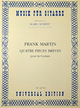 Martin | Quatre Pieces Breves for solo guitar