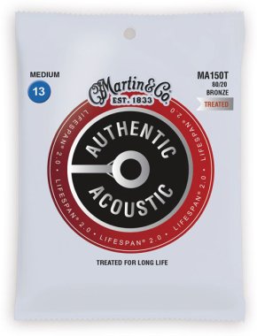 Martin Authentic Acoustic Strings Lifespan 2.0 MA150T 8020 CsMed 13-56