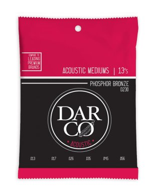 Martin Darco D230 Phosphor Bronze Acoustic Set, Medium 13-56