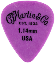 Martin Delrin 351 Pick 1.14mm, Purple, One Pick