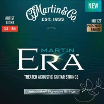 Martin Era Treated Acoustic Guitar Jason Isbell Signature Strings MJI12T Artist Lt 12-54