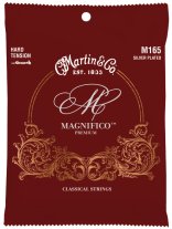 Martin M165 Magnifico Silver Plated Classical Strings, Hard Tension