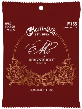 Martin M165 Magnifico Silver Plated Classical Strings, Hard Tension