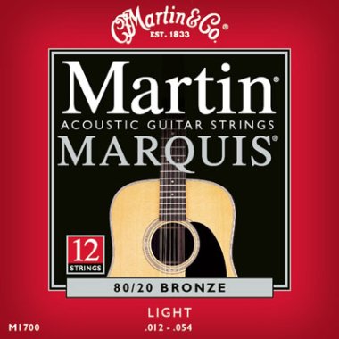 Martin M1700 Marquis 80/20 Bronze 12 String Acoustic Guitar Lt 12-54