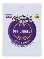 Martin M175 "Original M175" Bronze Acoustic Guitar Strings Cust Lt 11-52