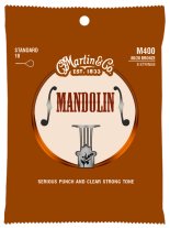 Martin M400 80/20 Bronze Mandolin Strings (10 - 34) Loop End, Full Set