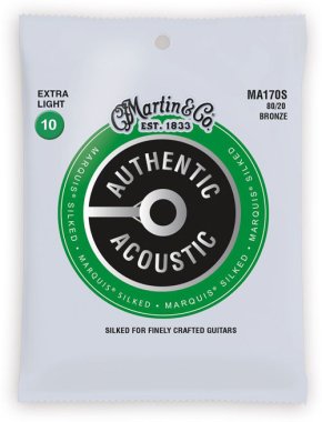 Martin MA170S Marquis 80/20 Bronze Acoustic Guitar Strings Ex Lt 10-47