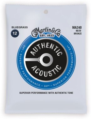 Martin MA240 SP 80/20 Bronze Acoustic Strings Bluegrass 12-56