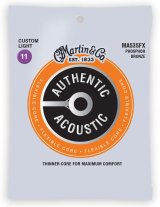 Martin MA535FX Flexible Core Phos Bronze Acoustic Guitar Cstm Lt 11-52