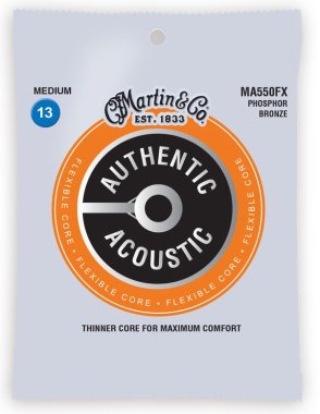 Martin MA550FX Flexible Core Phosphor Bronze Acoustic Guitar Med 13-56