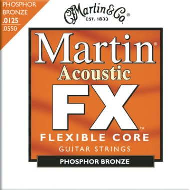 Martin MFX745 Flexible Core Phos Bronze Acoustic Guitar Lt Med 12.5-55