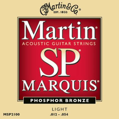 Martin MSP2100 Marquis Phosphor Bronze Light, Full Set