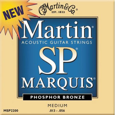 Martin MSP2200 Marquis Phosphor Bronze Medium, Full Set