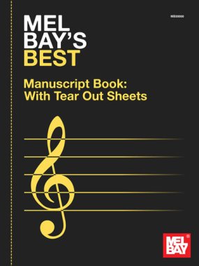 Mel Bay's Best Manuscript Book, 12-Stave with Tear-out Sheets