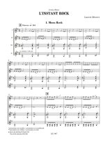 Meneret | L'instant Rock for 4 guitars