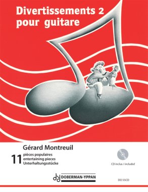 Montreuil | Divertissements, Vol. 2 (Cd) for solo guitar
