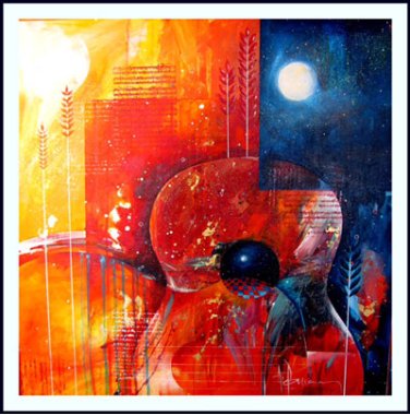 Moonlight Sonata by Ales Pancner - 12 x 12 (image 8x8)