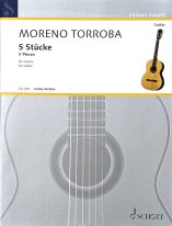 Moreno-Torroba | 5 Pieces for solo guitar