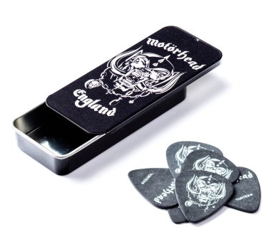 Motorhead MHPT01 Warpig Pick Tin, .88 Black Tortex, 6 picks