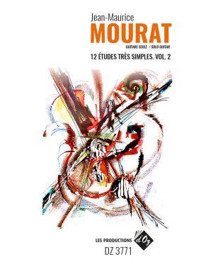 Mourat | 12 Etudes tres simples, vol. 2 for solo guitar