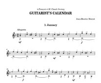 Mourat | Guitarist's Calendar for solo guitar