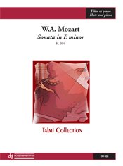Mozart | Sonata In E Minor arr. by Talmi for flute and piano