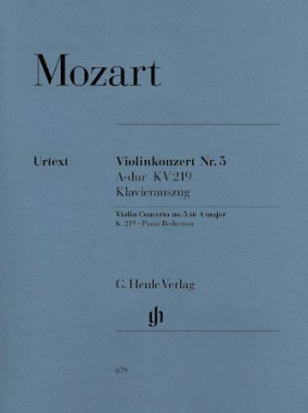 Mozart | Violin Concerto No. 5 in A Major violin and pno rdn